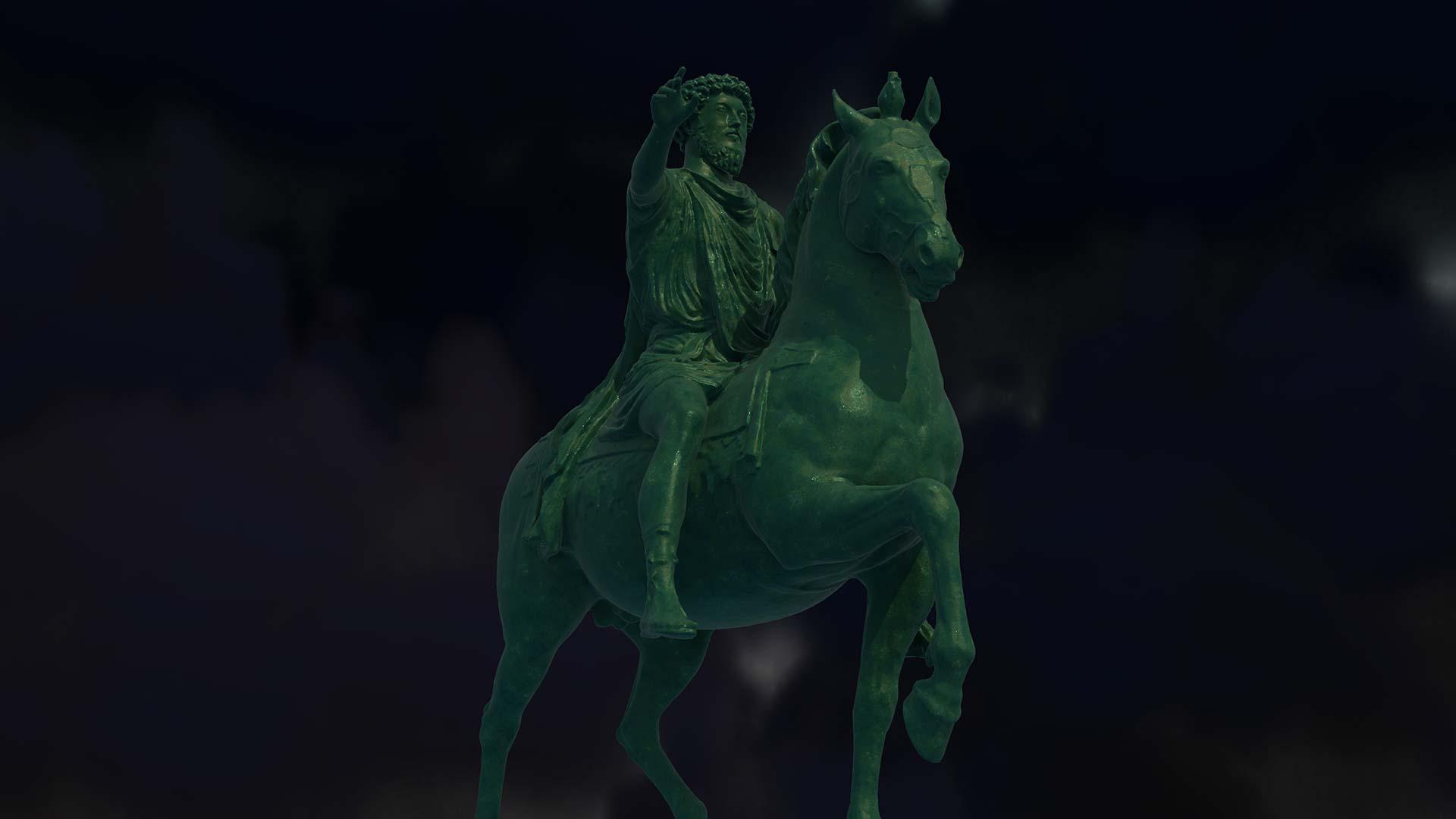 Stefano Stoppa, 2025 Marcus-Aurelius, Conversation with himself